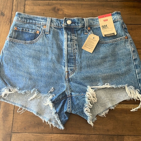 Levi's Pants - Levi’s cutoff denim shorts size 32 new